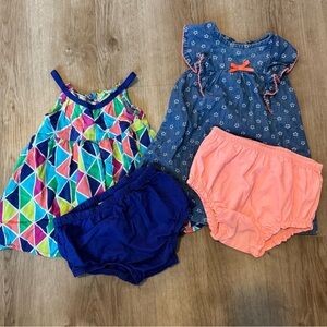 Small Wonders Lot of 2 Summer Outfits - 6-9M